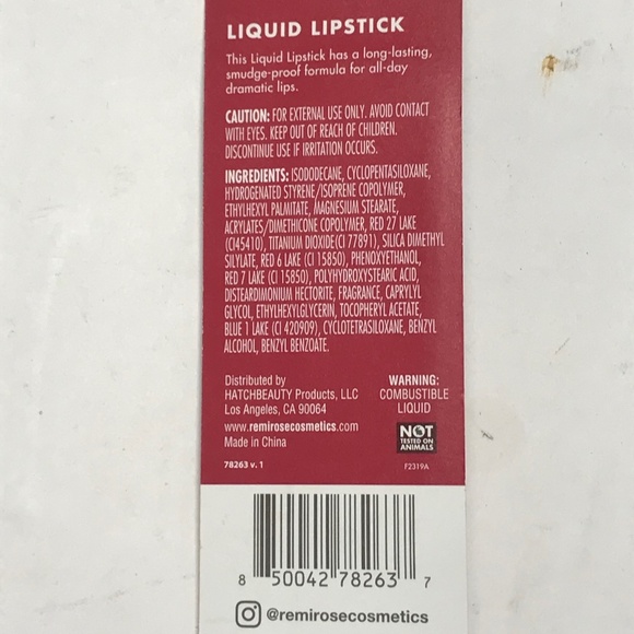 REMI ROSE "CAMILLA" LIQUID LIPSTICK (LOT OF 2) - Picture 2 of 3